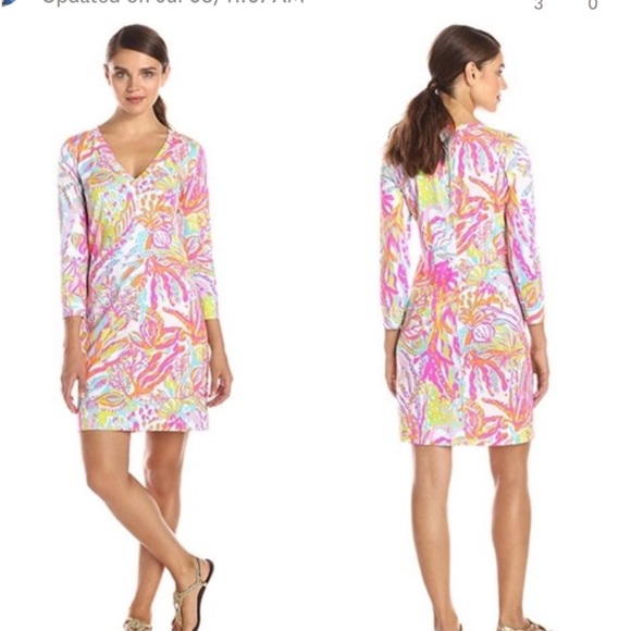 Lilly Pulitzer The Christie Dress in Scuba to Cuba SzM - Picture 3 of 7